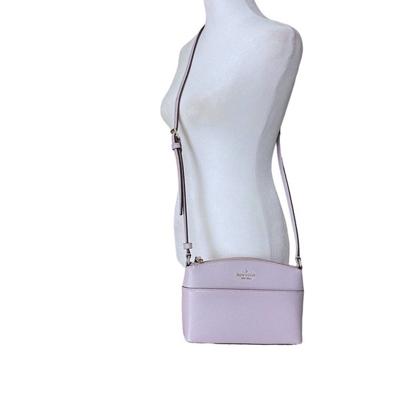 Kate Spade Lavender Mist Grove Street Millie Crossbody Purse Bag Leather - Picture 7 of 16
